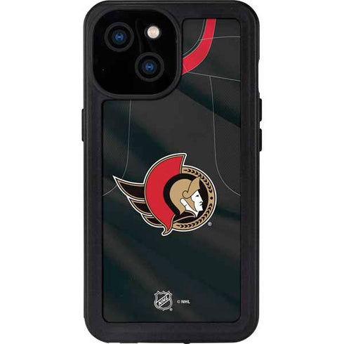 NHL Ottawa Senators Home Jersey iPhone 15 Waterproof Case